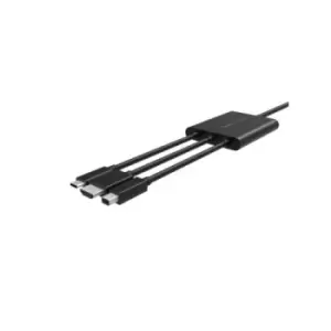 Belkin B2B169 video cable adapter 24 m HDMI + USB Mini DisplayPort Black