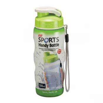 Lock & Lock Green Sports Handy Bottle with Carry Strap 500ml