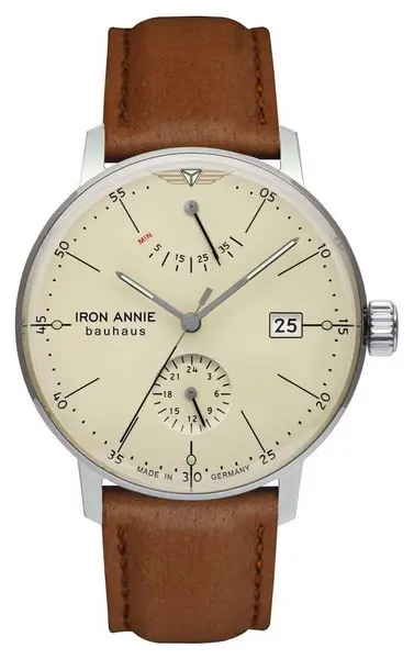 Iron Annie 5060-5 Bauhaus Automatic Light Brown Leather Watch