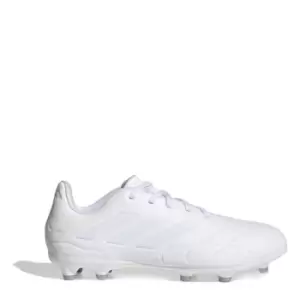 adidas Copa Pure.3 Junior Firm Ground Football Boots - White