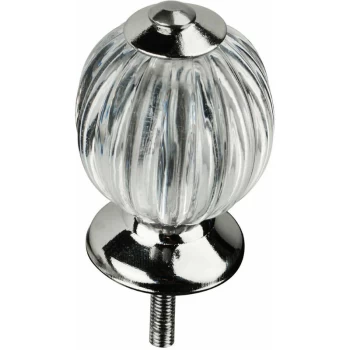Chic Vintage Style Clear Acrylic Drawer Knobs - Premier Housewares