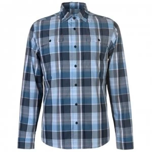 Spyder Crucial Long Sleeve Shirt Mens - F. Blue Plaid