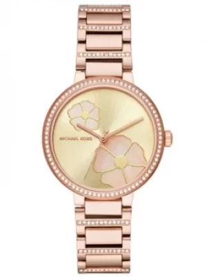Michael Kors Courtney Rose Tone Bracelet Watch MK3836