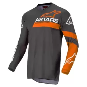Alpinestars Fluid Chaser Jersey Anthracite Coral Fluo L