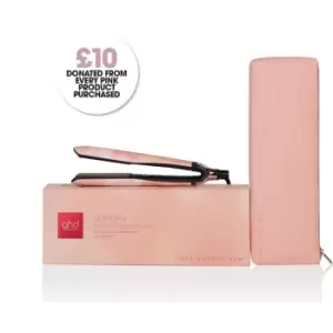 GHD ghd platinum+ limited edition hair straightener - pink peach charity edition - Pink