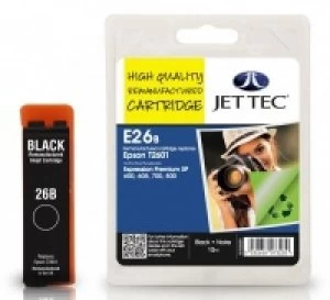 JetTec Epson T2601 Black Ink Cartridge