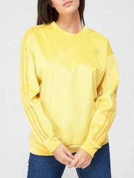 adidas Originals Comfy Cords Sweater - Yellow, Size 6, Women