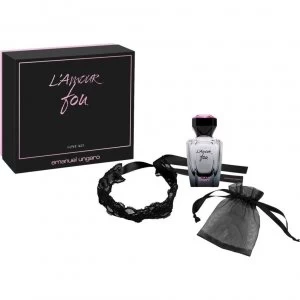Emanuel Ungaro LAmour Fou Love Kit Gift Set 50ml Eau de Parfum + Choker