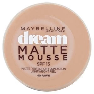 Maybelline Dream Matte Mousse Foundation 40 Fawn 10ml Nude
