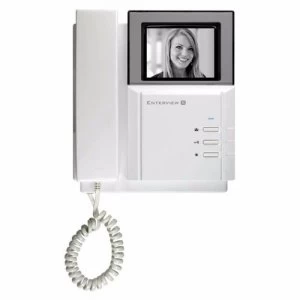 ESP Enterview 5 Slave Video Mono Black and White CCTV Intercom Handset