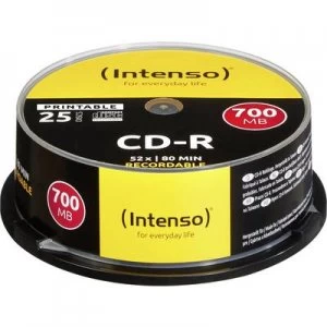 Intenso 1801124 Blank CD-R 80 700 MB 25 pc(s) Spindle Printable