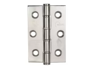 Eclipse 14881 76x51x2mm PSS Washered Hinge Fire Door 7 Stainless Steel 2pk