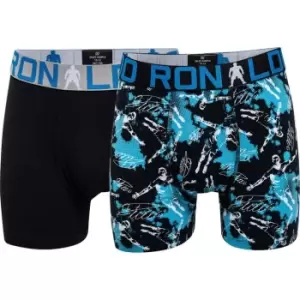 Cristiano Ronaldo Ronaldo 2 Pack Boxer Shorts Boys - Multi