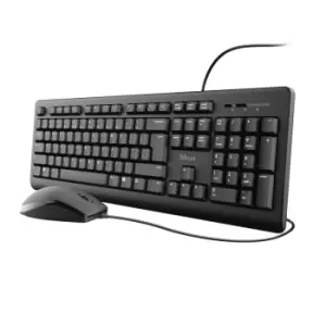 Trust Primo keyboard Mouse included USB German Black