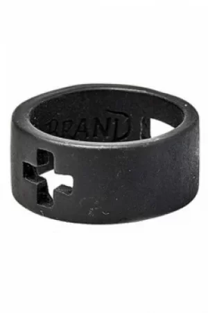 Icon Brand Jewellery Super Charger Ring JEWEL P1066-R-BLK-MED