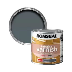 Ronseal Interior Graphite Gloss Varnish, 250Ml
