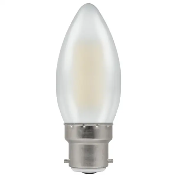 Crompton LED Candle Filament Dimmable Pearl 5W 4000K BC-B22d