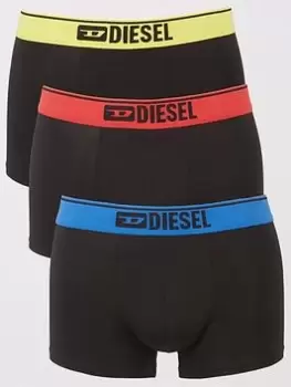 Diesel Logo Wasitband 3 Pack Boxer Briefs, Multi, Size XL, Men