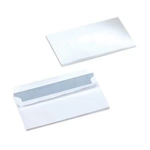 5 Star Office DL Envelopes Wallet Self Seal 80gsm White Pack of 1000