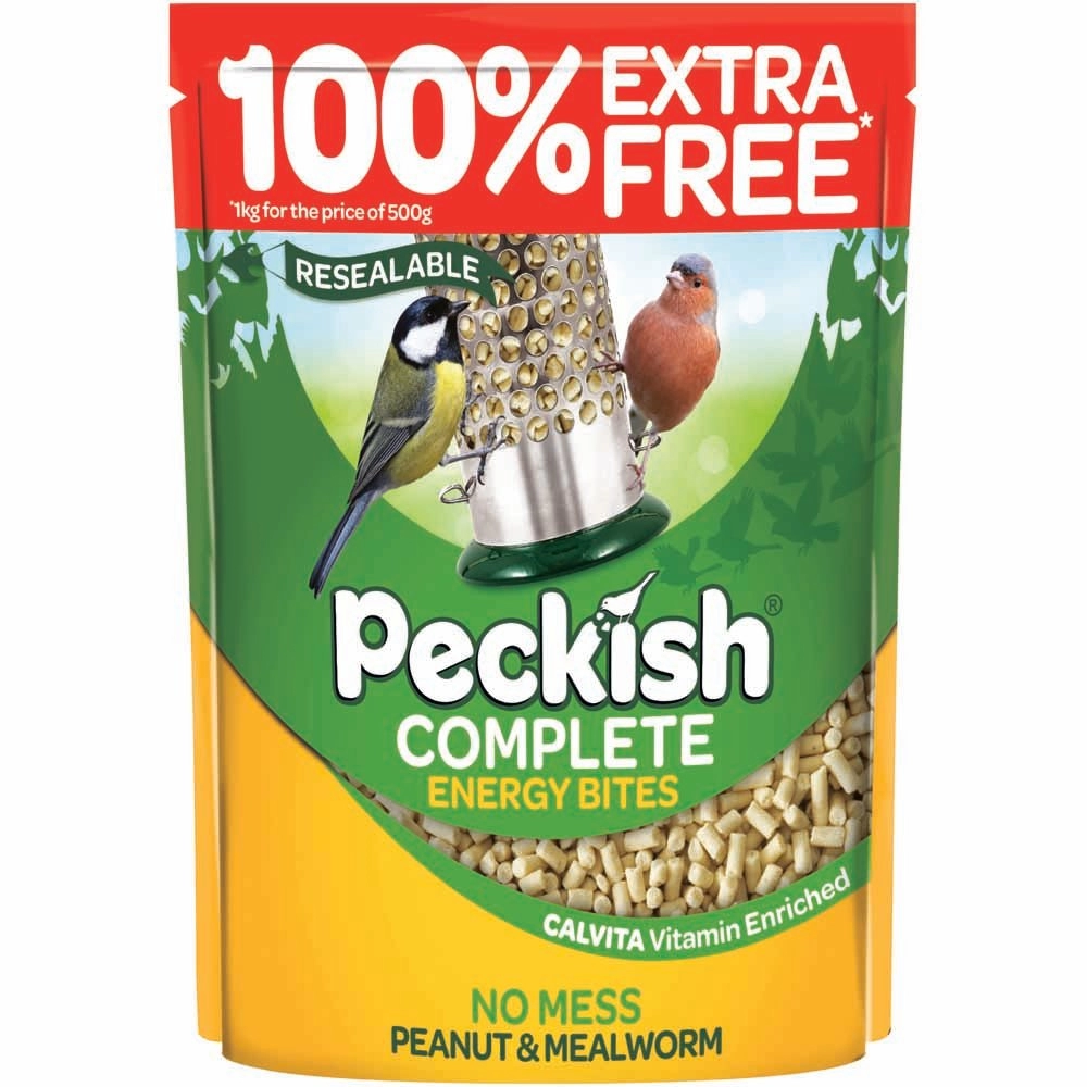 Peckish Complete Energy Bites Bird Food 1kg Bird Feed - wilko