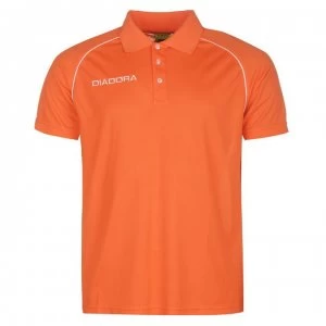 Diadora Madrid Polo Shirt Mens - Orange