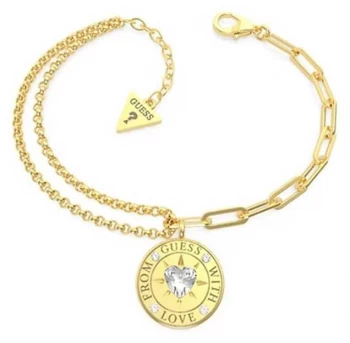 Guess From Guess With Love Womens Gold Plated Steel Jewellery