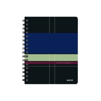 Executive Notebook A5 Ruled, Wirebound with Polypropylene Cover 80 Sheets - Outer Carton of 6