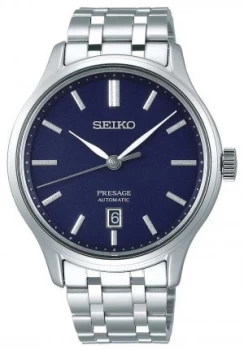 Seiko Presage Automatic Zen Garden Blue Dial Watch