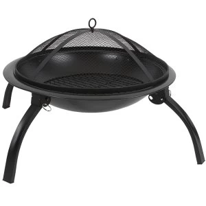 Charles Bentley Foldable Garden Fire Pit