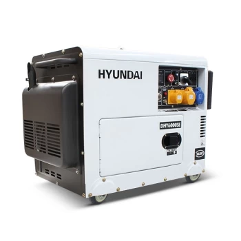 Hyundai 5.2kW/6.5kVA Silenced Standby Single Phase Diesel Generator DHY6000SE