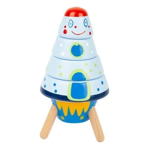 Legler - Small Foot Childrens Stacking Space Rockets Play Set (Multi-colour)
