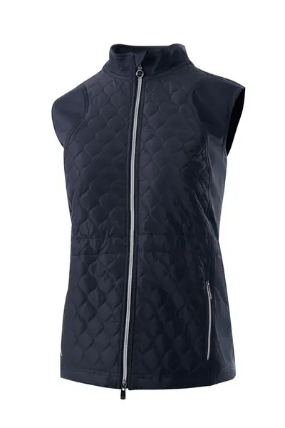 Island Green Padded Quilted Gilet Navy