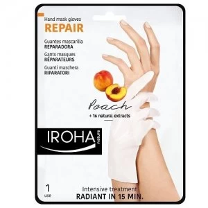 IROHA Repair Hand & Nail Gloves With Peach 1pcs