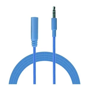 Urbanz INC35P-S1BL Incredi-Cables 3.5mm Corded Audio Extension Cable 1M - Blue