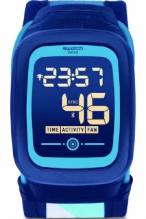 Mens Swatch Nossazero2 XL Bluetooth Alarm Watch SVQN102XL