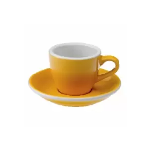 Loveramics - Espresso cup with a saucer Egg Yellow, 80 ml