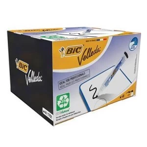 Bic Velleda 1701 Bullet Tip Whiteboard Marker Line Width 1.5mm Black Ref 927258 Pack of 48 Pens