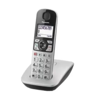 Panasonic KX-TGE510GS telephone DECT telephone Black,Silver Caller ID