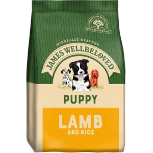 James Wellbeloved Complete Dry Lamb & Rice Puppy Food - 15KG
