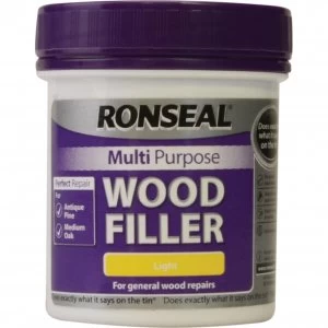 Ronseal Multi Purpose Wood Filler Tub Light 250g