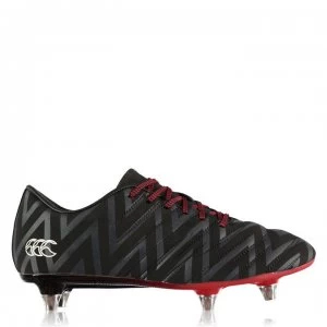 Canterbury Phoenix 2.0 Junior SG Rugby Boots - Black/Red