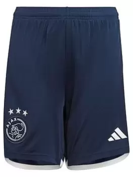adidas Ajax Junior 23/24 Away Stadium Shorts, Navy, Size 15-16 Years