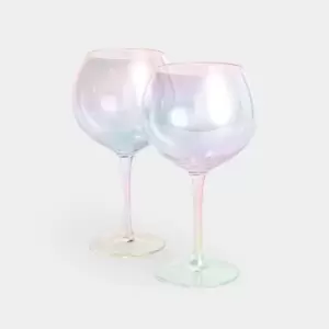 Iridescent Gin Glasses