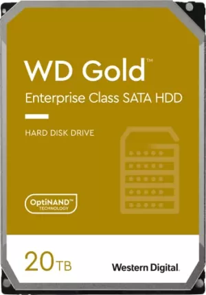Western Digital 20TB WD Gold Enterprise Class SATA Hard Disk Drive WD201KRYZ