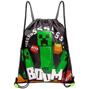 Minecraft Boom Bag (One Size) (Black/Green/White)