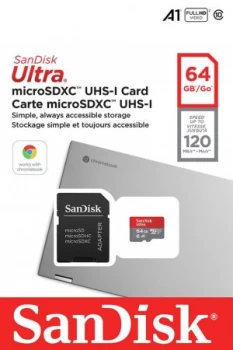 SanDisk Ultra 120MBs Micro SD - 64GB