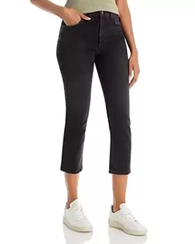 Agolde Riley High Rise Cropped Straight Leg Jeans in Panoramic