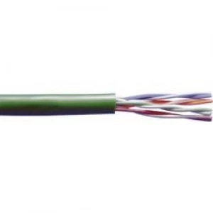Network cable CAT 5e UUTP 4 x 2 x 0.20 mm2 Green