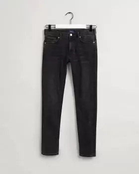 GANT Teens Teen Boys Slim Fit Jeans (158/164) Black
