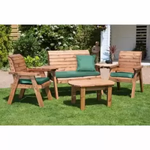 Charles Taylor Four Seater Garden Furniture Set, Green